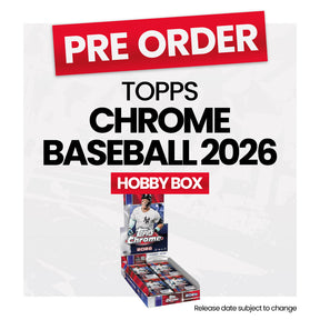 Topps Chrome Baseball 2026 Hobby Box - Pre-Order