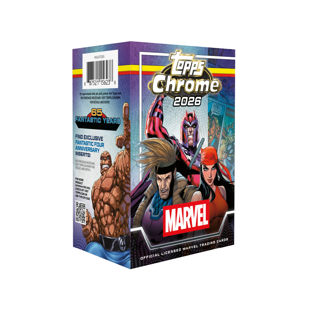 Topps Chrome Marvel Comics 2026 Value Box